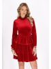 faina Women Dress in Cherry Red