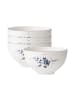 Villeroy & Boch 4er Set Bols Vieux Luxembourg ø 13,8 cm weiß-blau in weiß-blau