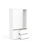 CALICOSY Schrank CLYDE in Helles - (W) 138,2  x (H) 220,5  x (L) 50  cm