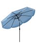 Outsunny Sonnenschirm,265cm x 265cm x 235cm,Blau