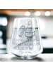Mr. & Mrs. Panda Blümchentailglas Pinguin mit Kind mit Spruch in Transparent