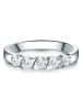 Trilani Ring Sterling Silber Zirkonia in silber