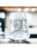 Mr. & Mrs. Panda Trinkglas Rotkehlchen Federn ohne Spruch in Transparent