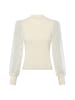 Y.A.S Pullover YASDotme in ecru - 0004