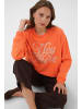 Kaffe Sweatshirt KArosita Oversize fit in Tigerlily