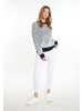usha WHITE LABEL Damen Pullover in Schwarz Weiss