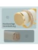 SONGMICS Schmuckständer Caeley in Weiß-Gold - (B)15 x (H)28.3 x (T)21 cm