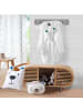Douceur d’Intérieur Dekokissen mit Ohren für Kinder ETOILINE in Weiß, (B) 40 x (H) 3 x (L) 40 cm