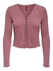 ONLY Strickjacke in Rose Brown