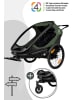 Hamax Hamax Outback Fahrradanhänger für 2 Kinder - Farbe: Grün / Schwarz