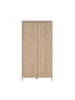 ebuy24 Kleiderschrank Madrid Eiche 103 x 59 cm