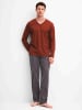 Calida Pyjama in brick red