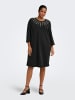 ONLY Carmakoma Sweatshirt-Kleid in Black 1
