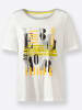 WITT WEIDEN Kurzarmshirt in ecru-limone-bedruckt