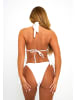 Moda Minx Bikinihose Boujee Tie Side Brazilian in White