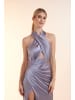 Unique Abendkleid Eye Candy Dress in Silver