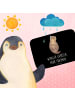 Mr. & Mrs. Panda Badematte Otter Muschel mit Spruch in Schwarz