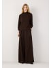 More & More kompaktes, kurzes, 3/4 -Arm Boxy-Sweatshirt in espresso brown