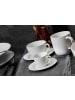 Ritzenhoff & Breker 6er Set Kaffeetassen mit Untertassen Volos 220 ml in weiß