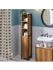 SoBuy Badezimmerschrank in Hellbraun - (W) 28 x (H) 168 x (L) 30 cm