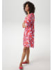 Aniston CASUAL Blusenkleid in flieder-dunkelrot-orange