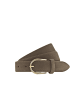 Vanzetti 30 mm Ledergürtel mit Dornschließe in Grau Taupe