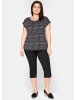 sheego Caprihose in schwarz