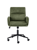 Beliani Bürostuhl CONSTANTIA in Grün/Schwarz - (W) 58 x (H) 86 x (L) 58 cm
