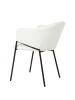 home24 Polsterstuhl Funks 2er-Set in Beige / Schwarz