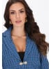 faina Women Jacket in blue multicolor
