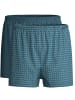 Calida Boxershorts, 2er-Pack in deep petrol