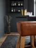 KADIMA DESIGN Barhocker | Mango/Echtleder, 43x75x43cm, Turnbock