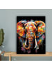 MuchoWow Leinwand bilder Elefant (BxH)