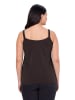 Ulla Popken Strick-Top in mahagoni