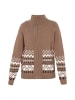 SANIKA Women Cardigan in Brown