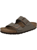 Birkenstock Sandale Arizona Birko-Flor Nubuk schmal in grau