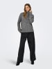 JDY Strickpullover in Medium Grey Melange