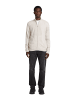 G-Star Raw 3D Biker Full Zip Knit whitebait/dk brick
