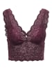 ONLY Bustier 'ONLCHLOE GLITTER' Rot