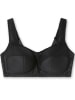 sheego Entlastungs-BH ohne Bügel in schwarz