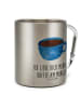Mr. & Mrs. Panda Camping Tasse Kaffee Tasse mit Spruch in Silber