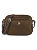 U.S. Polo Assn. Houston Umhängetasche 25 cm dk. brown