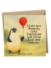 Mr. & Mrs. Panda Grußkarte Pinguin Luftballon Design mit Spruch in Weiß