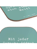 Mr. & Mrs. Panda Bierdeckel Spruch Sprachen lernen mit Spruch in Meeresbrise