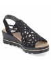 rieker Sandalette in schwarz