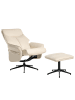 Beliani 2-tlg Fernsehsessel ERATO in Beige