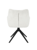 home24 Drehbarer Polsterstuhl FIGURA 2er-Set in Creme