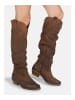 Felmini Wide Fit Stiefel in Braun