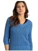 More & More Ajourpullover in blau