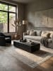 KADIMA DESIGN Teppich Kurzflor Orientalisch pflegeleicht Wohnzimmer Schlafzimmer Flur in Beige